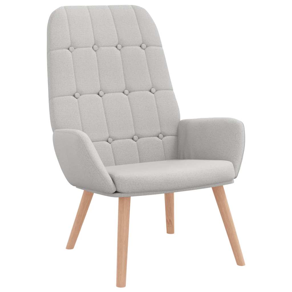 vidaXL Fotel relaksacyjny Cloud Grey Fabric