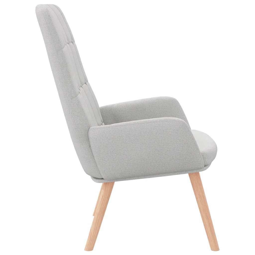 vidaXL Fotel relaksacyjny Cloud Grey Fabric
