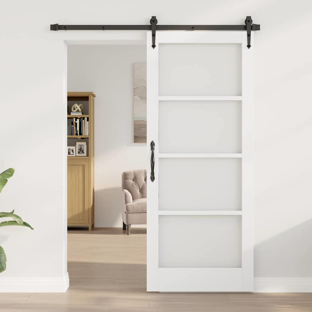 vidaXL Drzwi wewnętrzne ORKDAL Biały zagruntowany 83 x 202 cm