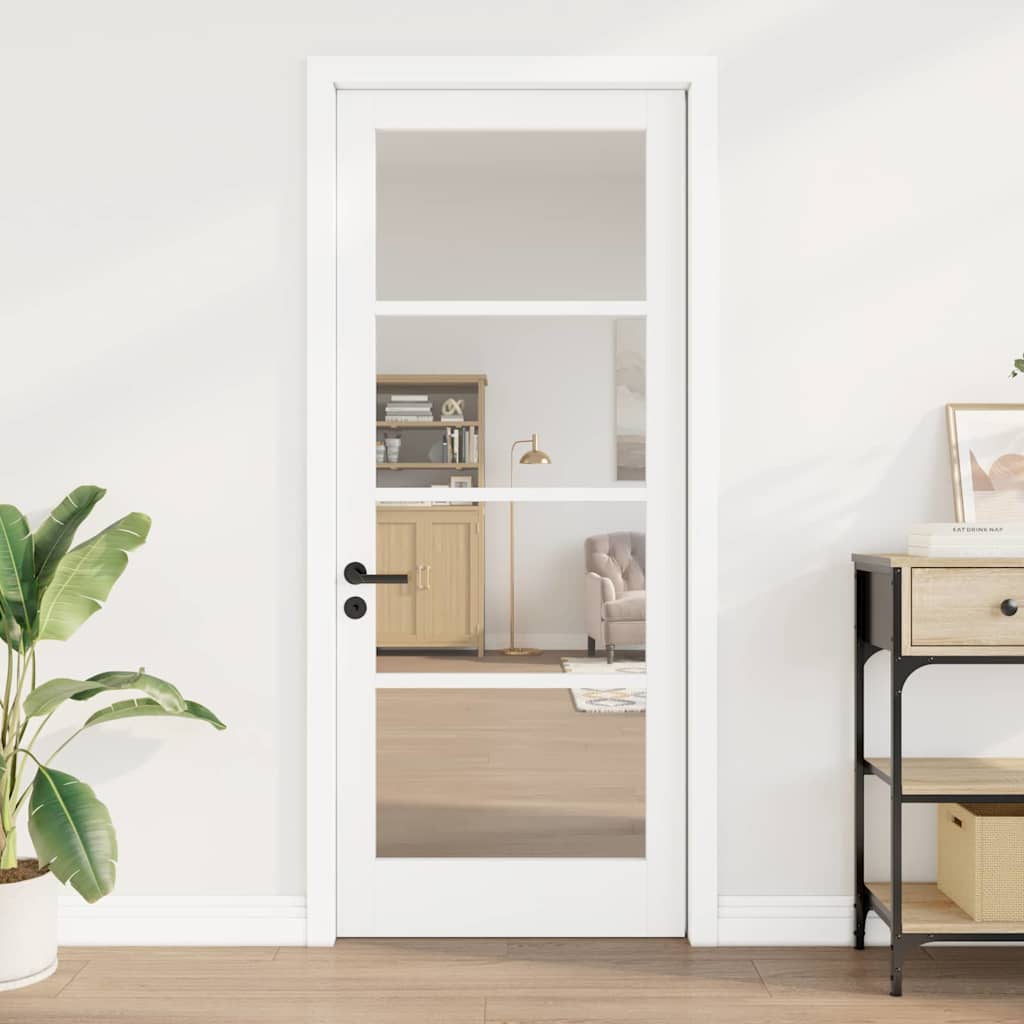 vidaXL Drzwi wewnętrzne ORKDAL Biały zagruntowany 83 x 202 cm