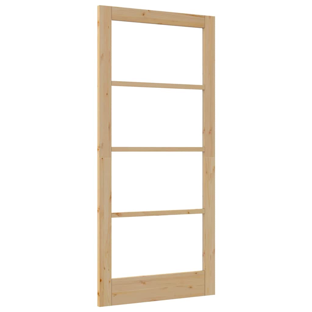 vidaXL Drzwi wewnętrzne ORKDAL Brązowy 93 x 202 cm
