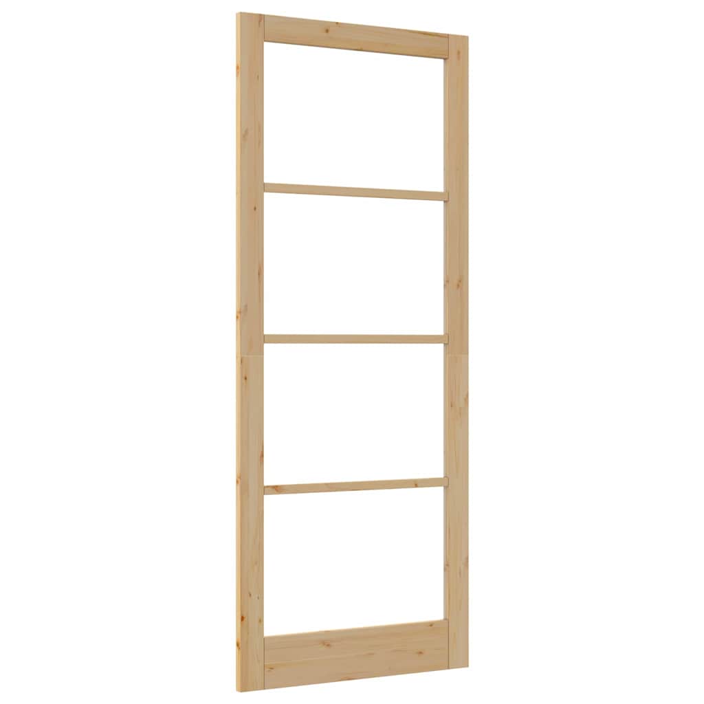 vidaXL Drzwi wewnętrzne ORKDAL Brązowy 93 x 232 cm