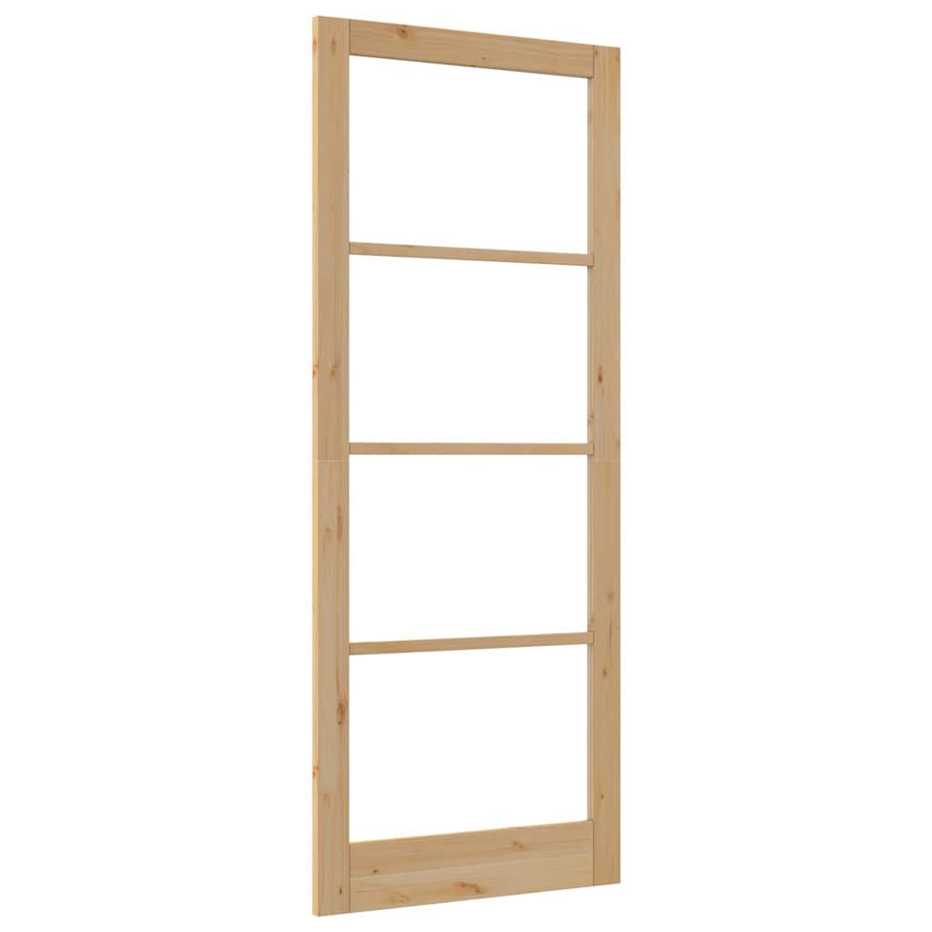 vidaXL Drzwi wewnętrzne ORKDAL Brązowy 93 x 232 cm