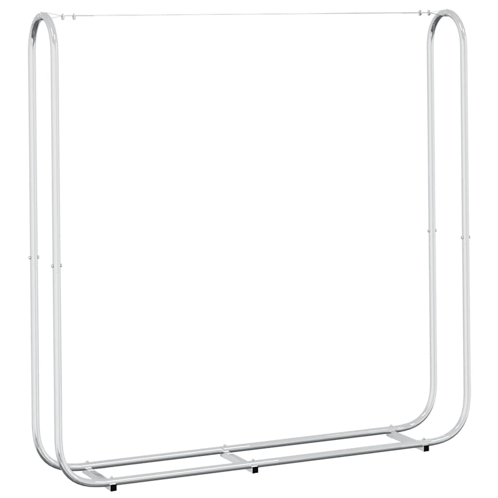 vidaXL Stojak na drewno opałowe 150x25x150 cm Stal ocynkowana