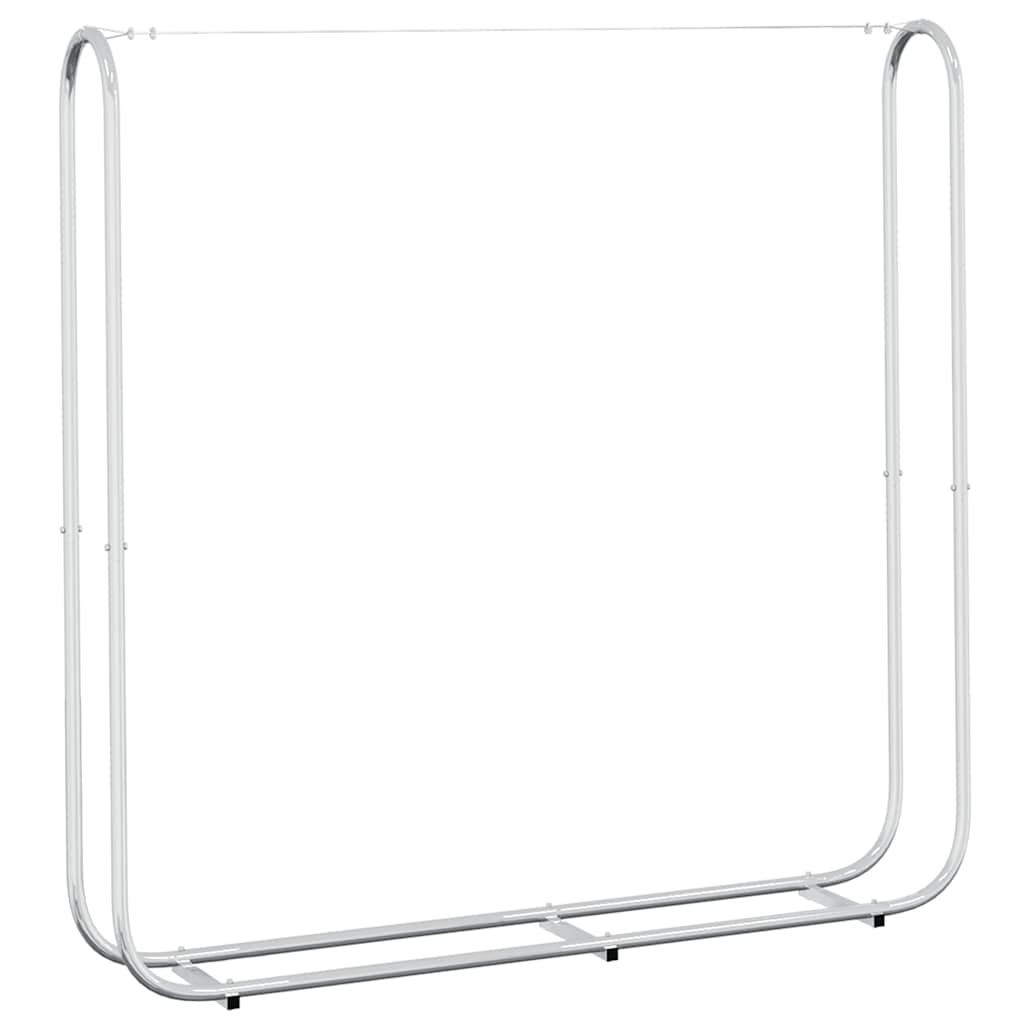 vidaXL Stojak na drewno opałowe 150x25x150 cm Stal ocynkowana