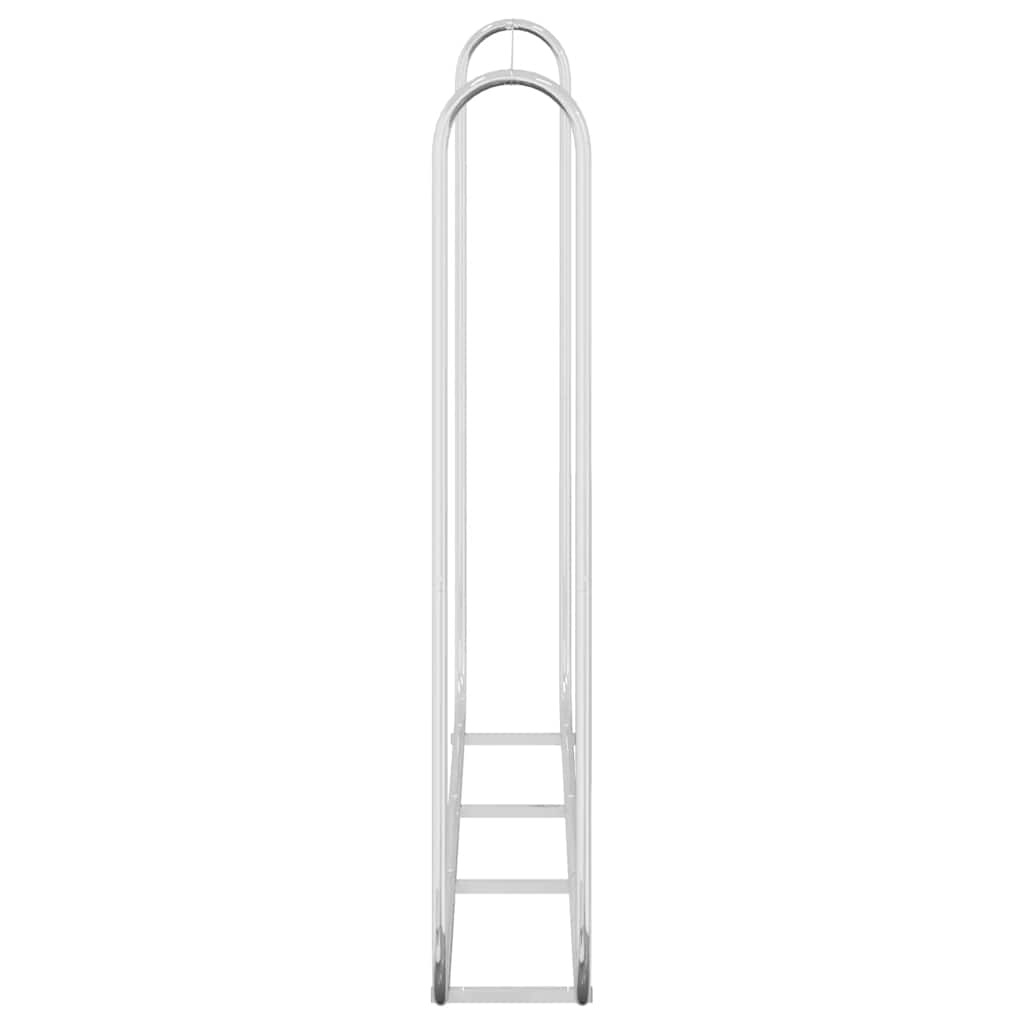 vidaXL Stojak na drewno opałowe 200x25x150 cm Stal ocynkowana