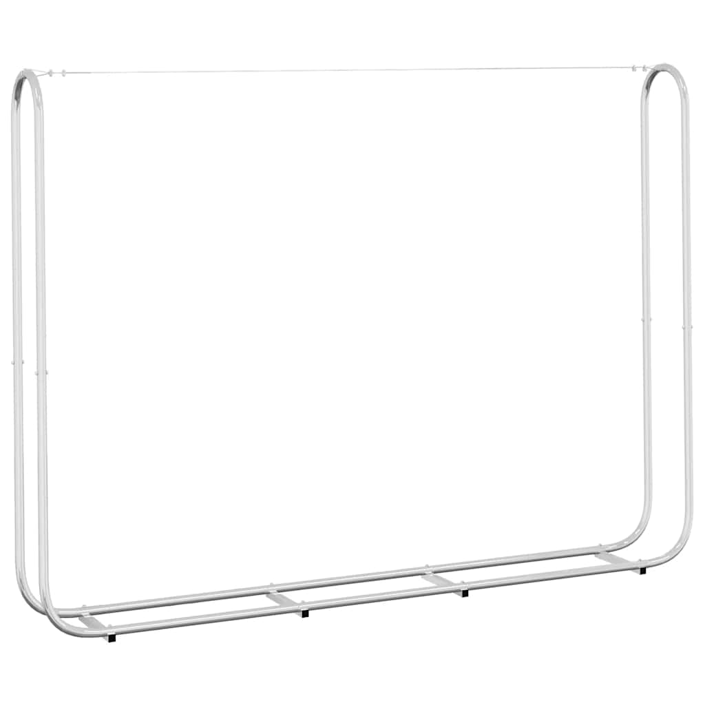 vidaXL Stojak na drewno opałowe 200x25x150 cm Stal ocynkowana