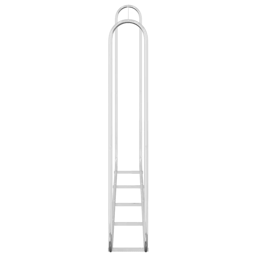 vidaXL Stojak na drewno opałowe 250x25x150 cm Stal ocynkowana