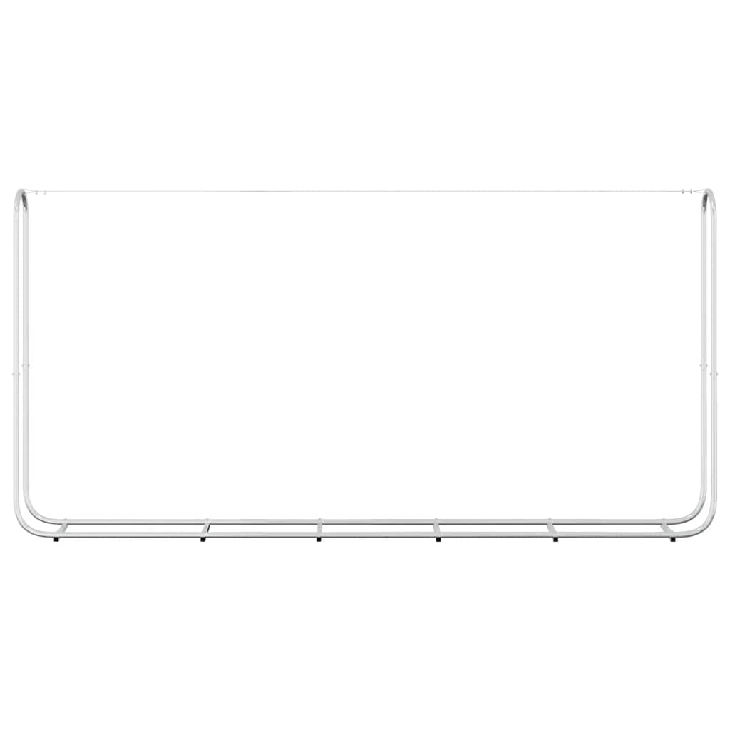 vidaXL Stojak na drewno opałowe 300x25x150 cm Stal ocynkowana