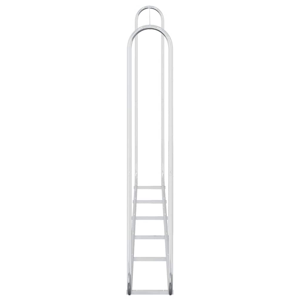 vidaXL Stojak na drewno opałowe 300x25x150 cm Stal ocynkowana