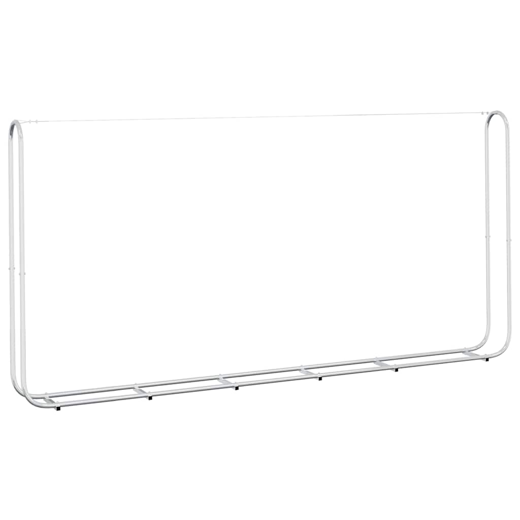 vidaXL Stojak na drewno opałowe 300x25x150 cm Stal ocynkowana