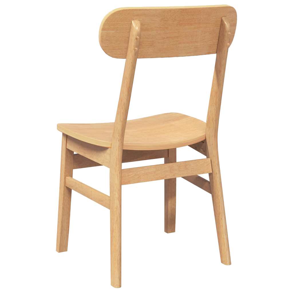 vidaXL Krzesła do jadalni 2 szt. lite drewno guma