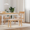 vidaXL Ławka 90 cm Drewno lite Guma