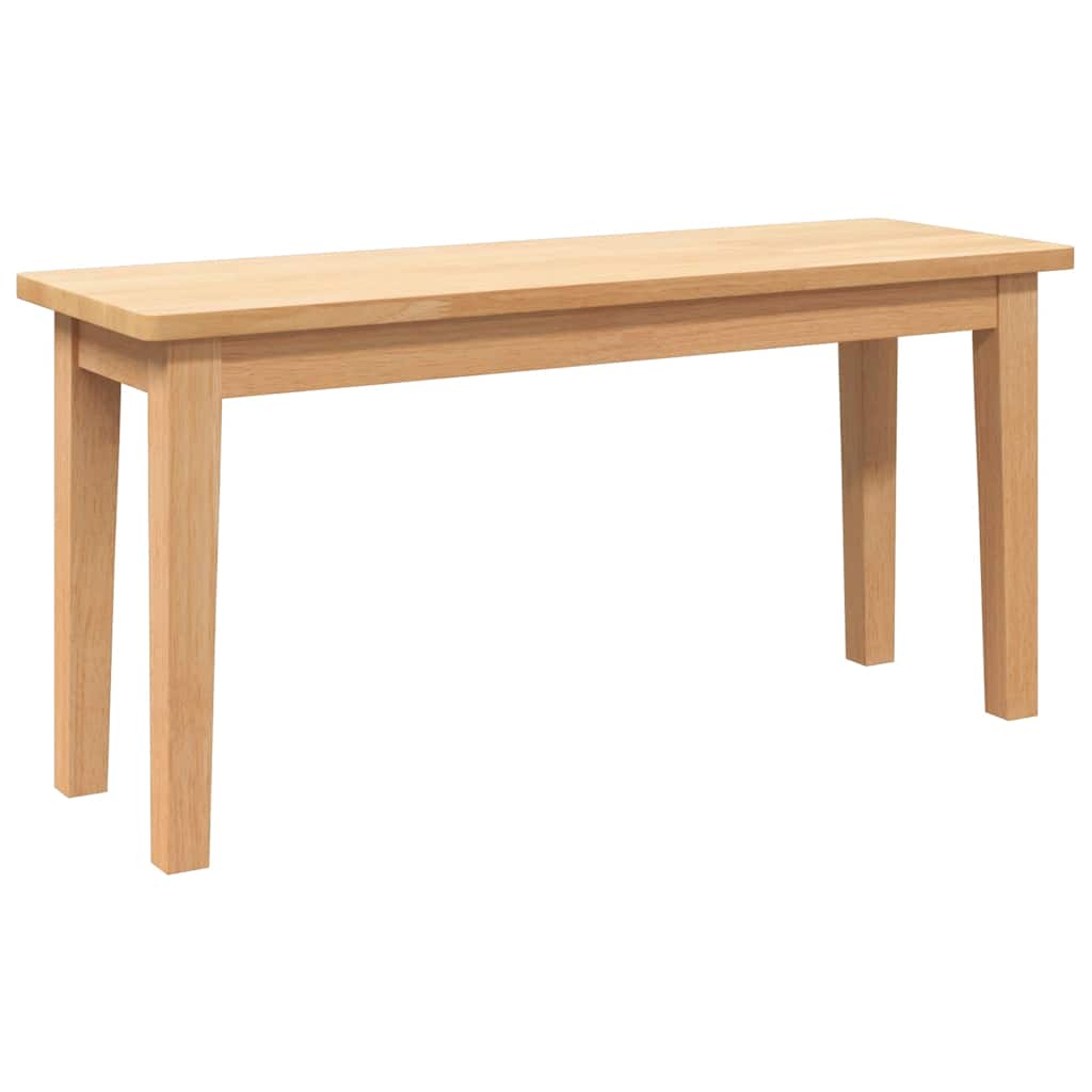 vidaXL Ławka 90 cm Drewno lite Guma