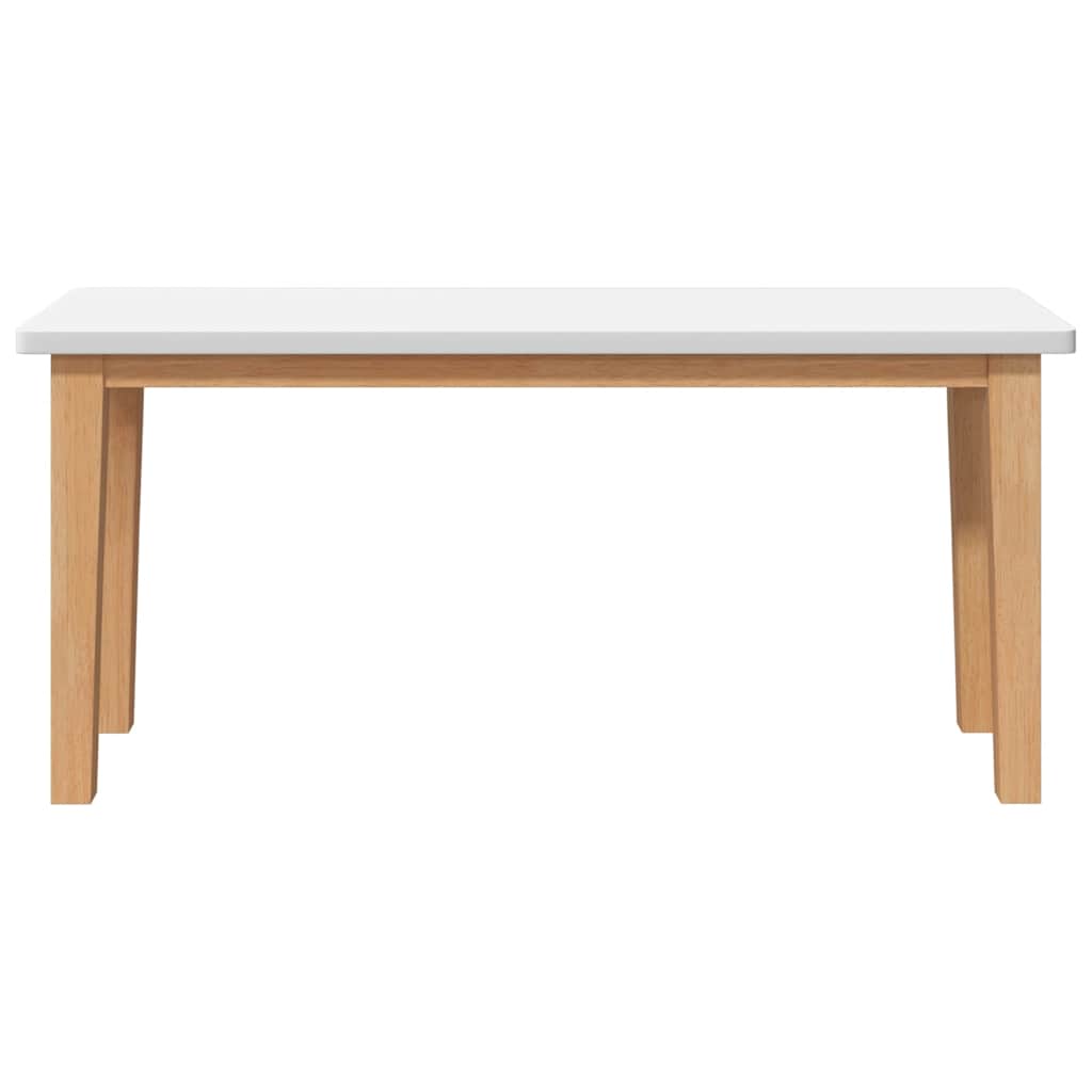 vidaXL Ławka 90 cm Drewno lite Guma