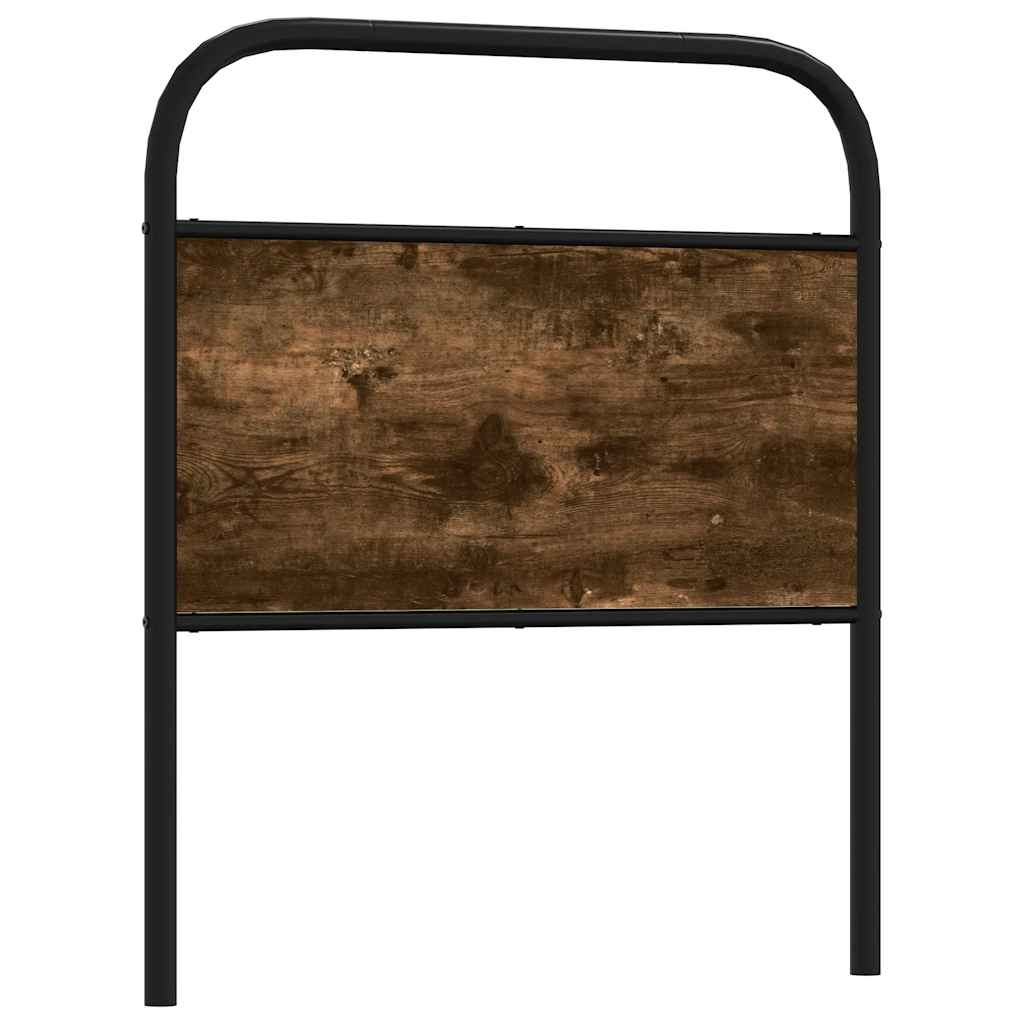 vidaXL Wymienne wezgłowie, przydymiony dąb, 75 cm