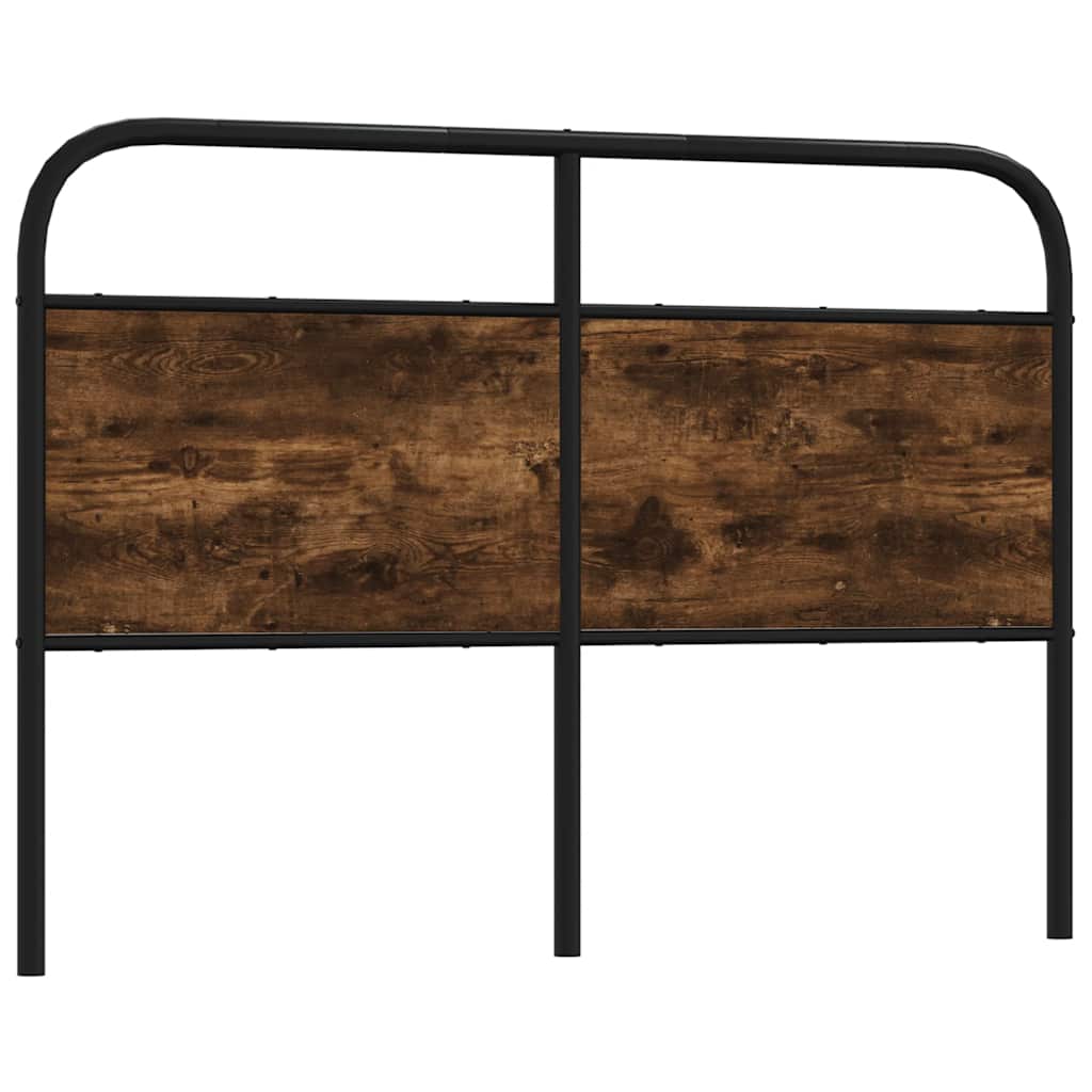 vidaXL Wymienne wezgłowie, przydymiony dąb, 120 cm