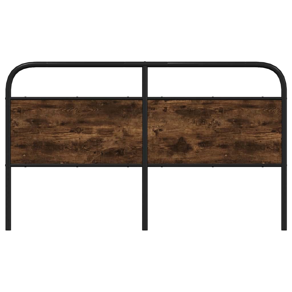 vidaXL Wymienne wezgłowie, przydymiony dąb, 150 cm