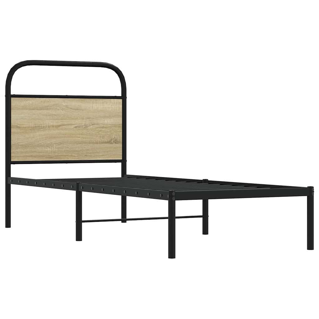 vidaXL Wymienne wezgłowie, dąb sonoma, 75 cm