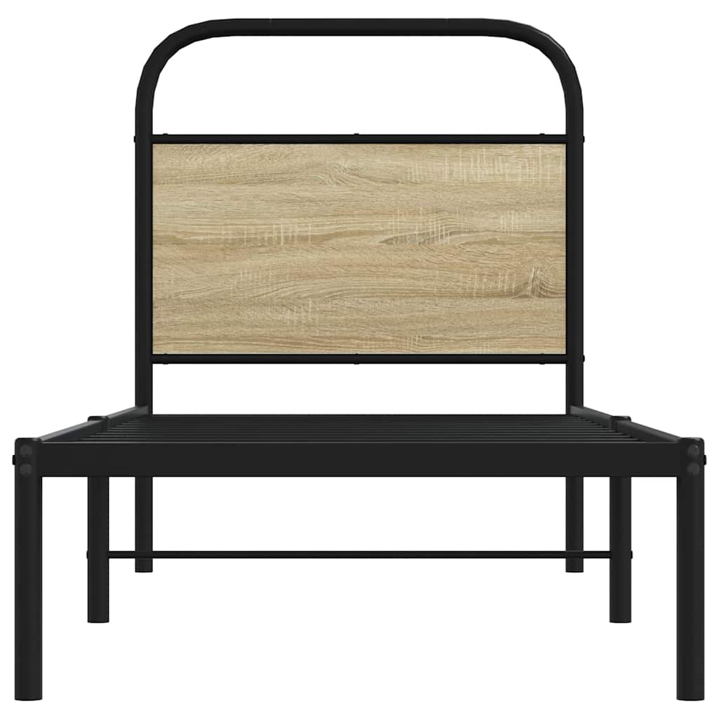 vidaXL Wymienne wezgłowie, dąb sonoma, 75 cm