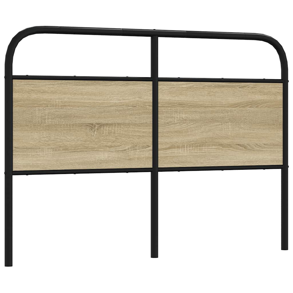 vidaXL Wymienne wezgłowie, dąb sonoma, 120 cm