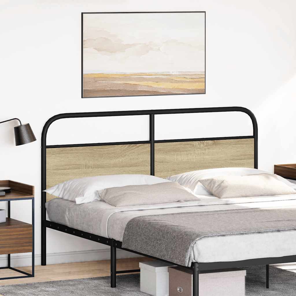 vidaXL Wymienne wezgłowie, dąb sonoma, 150 cm