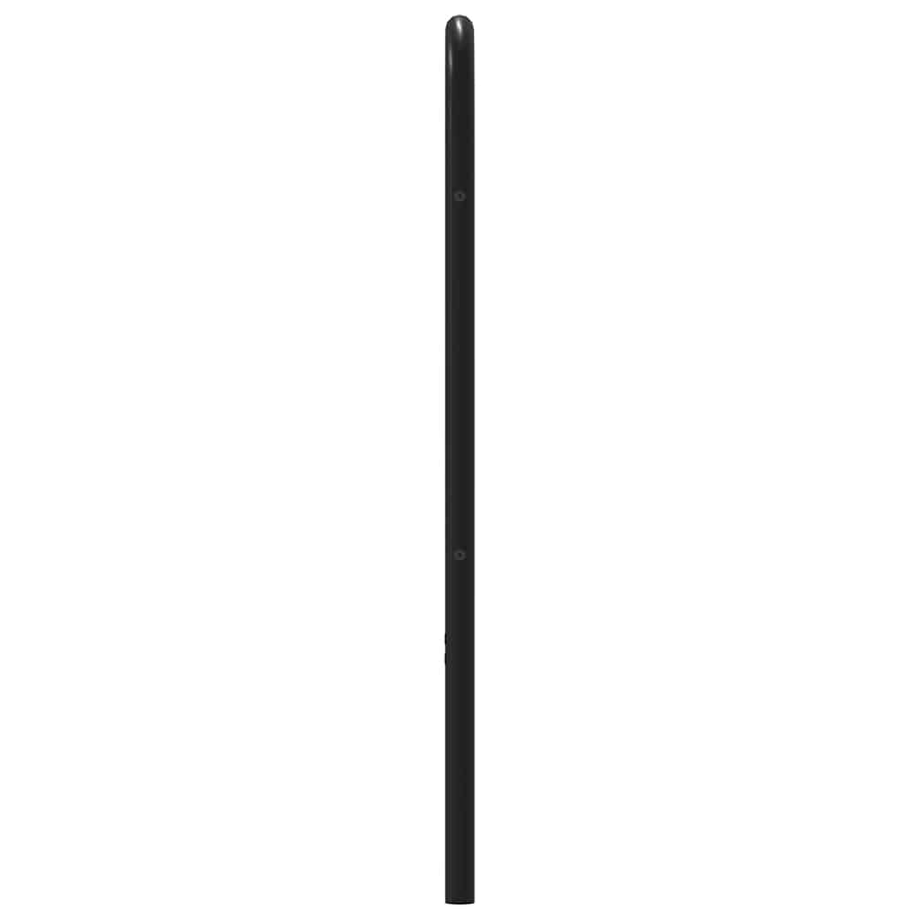 vidaXL Wymienne wezgłowie, brązowy dąb, 100 cm, stal i materiał drewnopochodny