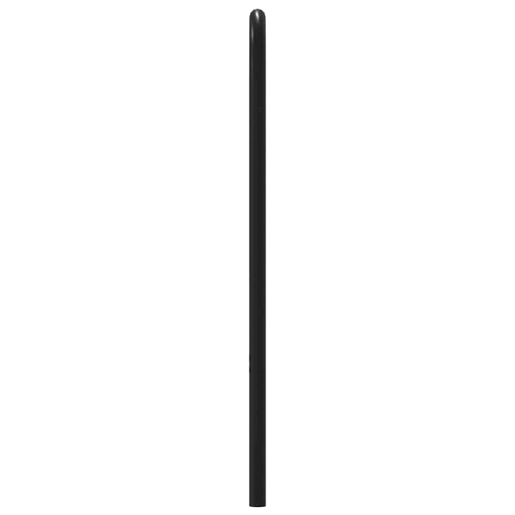 vidaXL Wymienne wezgłowie, brązowy dąb, 120 cm, stal i materiał drewnopochodny