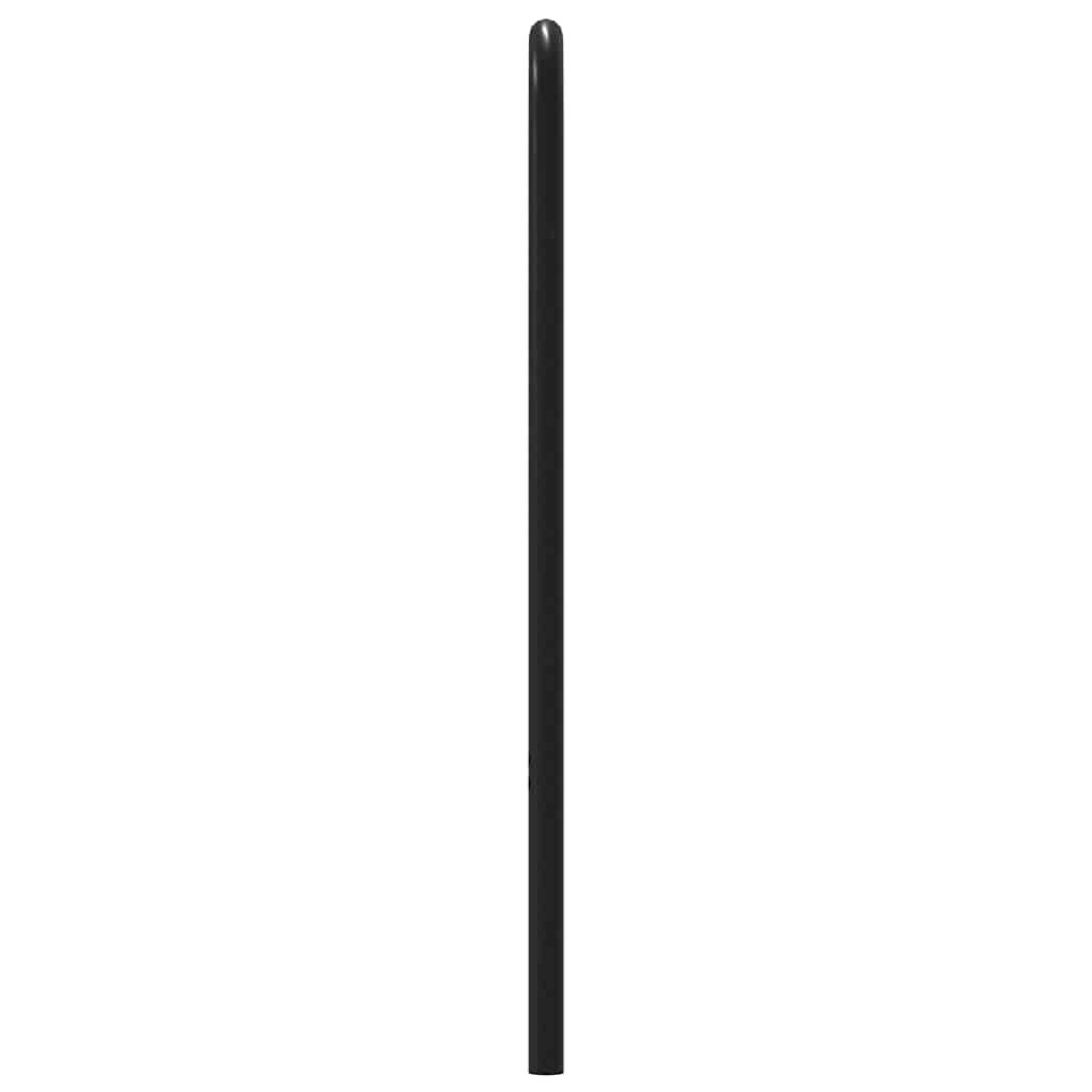vidaXL Wymienne wezgłowie, brązowy dąb, 140 cm, stal i materiał drewnopochodny