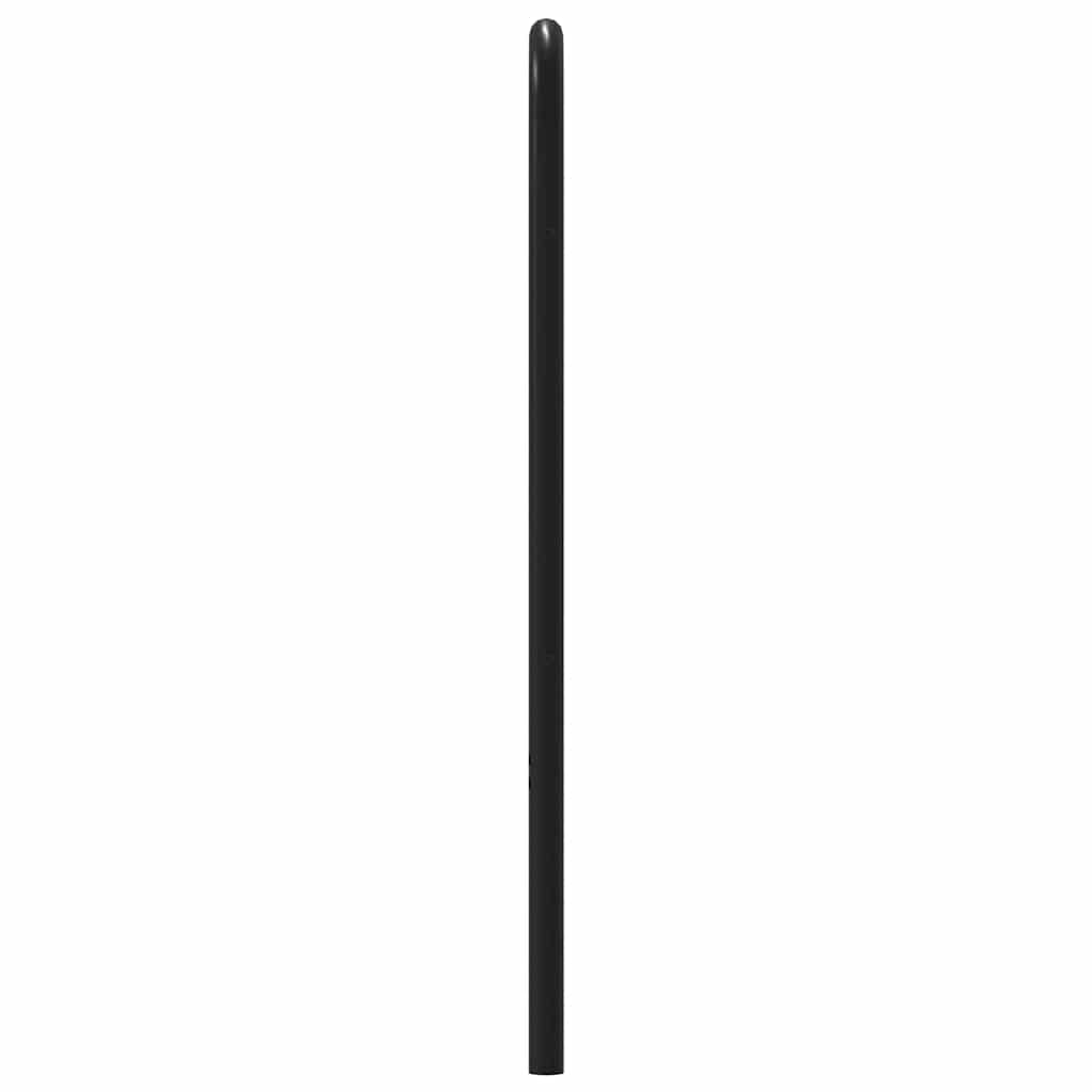 vidaXL Wymienne wezgłowie, brązowy dąb, 160 cm, stal i materiał drewnopochodny