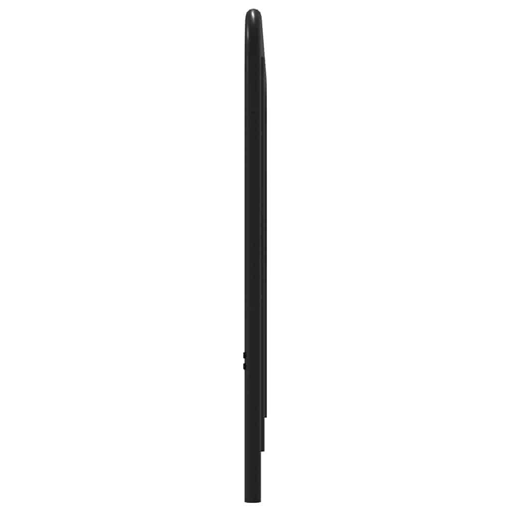 vidaXL Wymienne wezgłowie, brązowy dąb, 180 cm, stal i materiał drewnopochodny