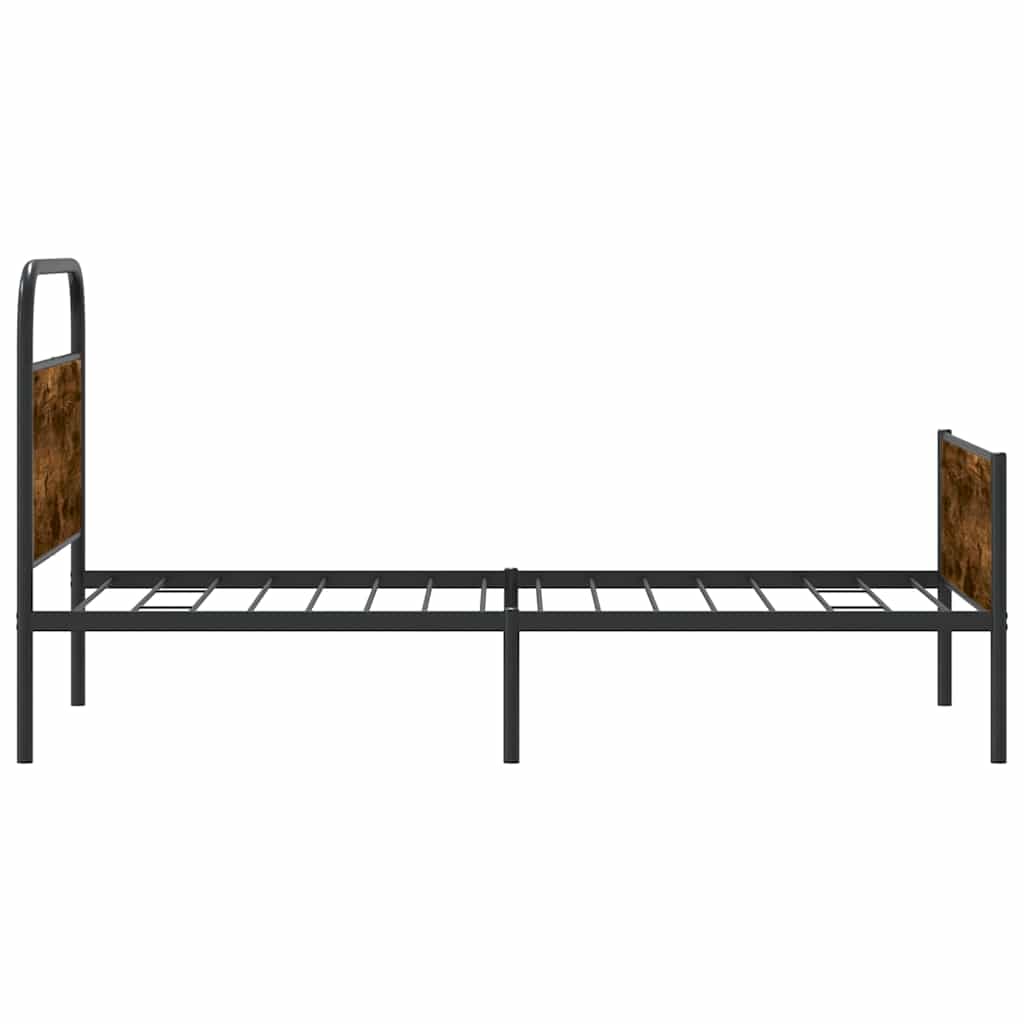 vidaXL Łóżko bez materaca, 100x190 cm, dąb sonoma