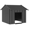 vidaXL Buda dla psa z dachem, 85x107x81 cm, stal galwanizowana