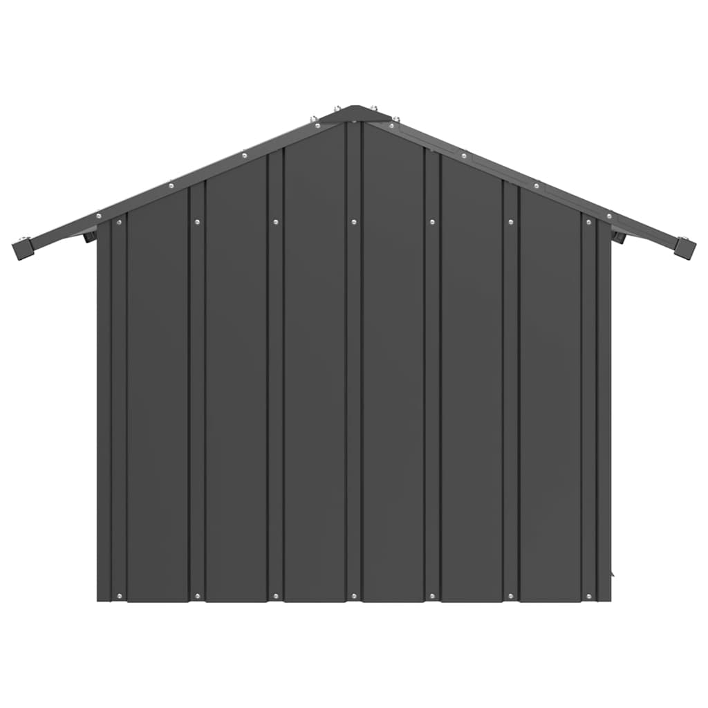 vidaXL Buda dla psa z dachem, 85x107x81 cm, stal galwanizowana