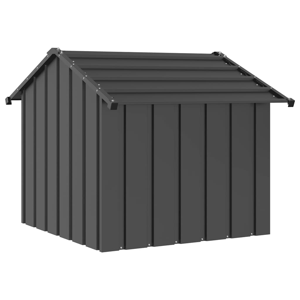 vidaXL Buda dla psa z dachem, 85x107x81 cm, stal galwanizowana