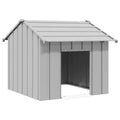 vidaXL Buda dla psa z dachem, 85x107x81 cm, stal galwanizowana