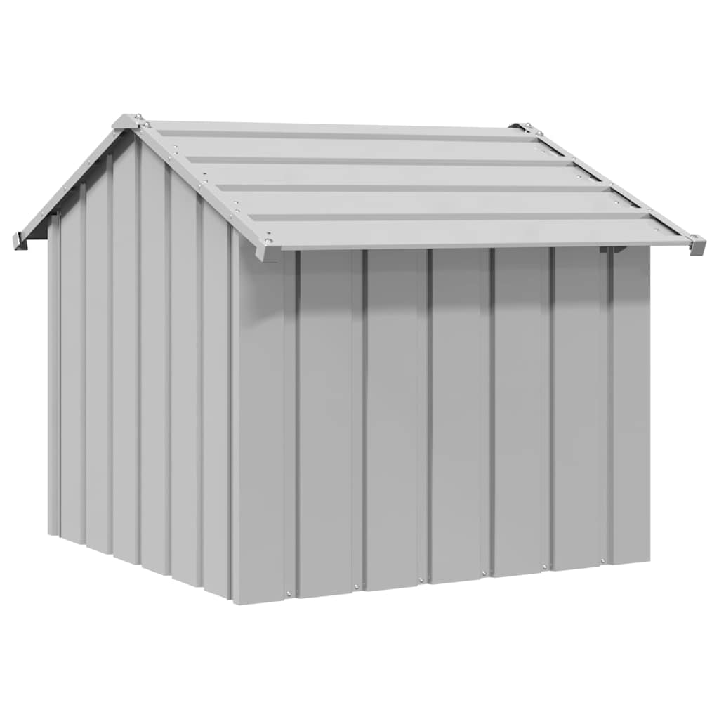 vidaXL Buda dla psa z dachem, 85x107x81 cm, stal galwanizowana