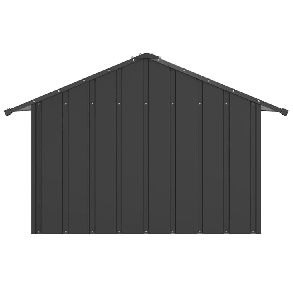 vidaXL Buda dla psa z dachem, 83x130x85 cm, stal galwanizowana