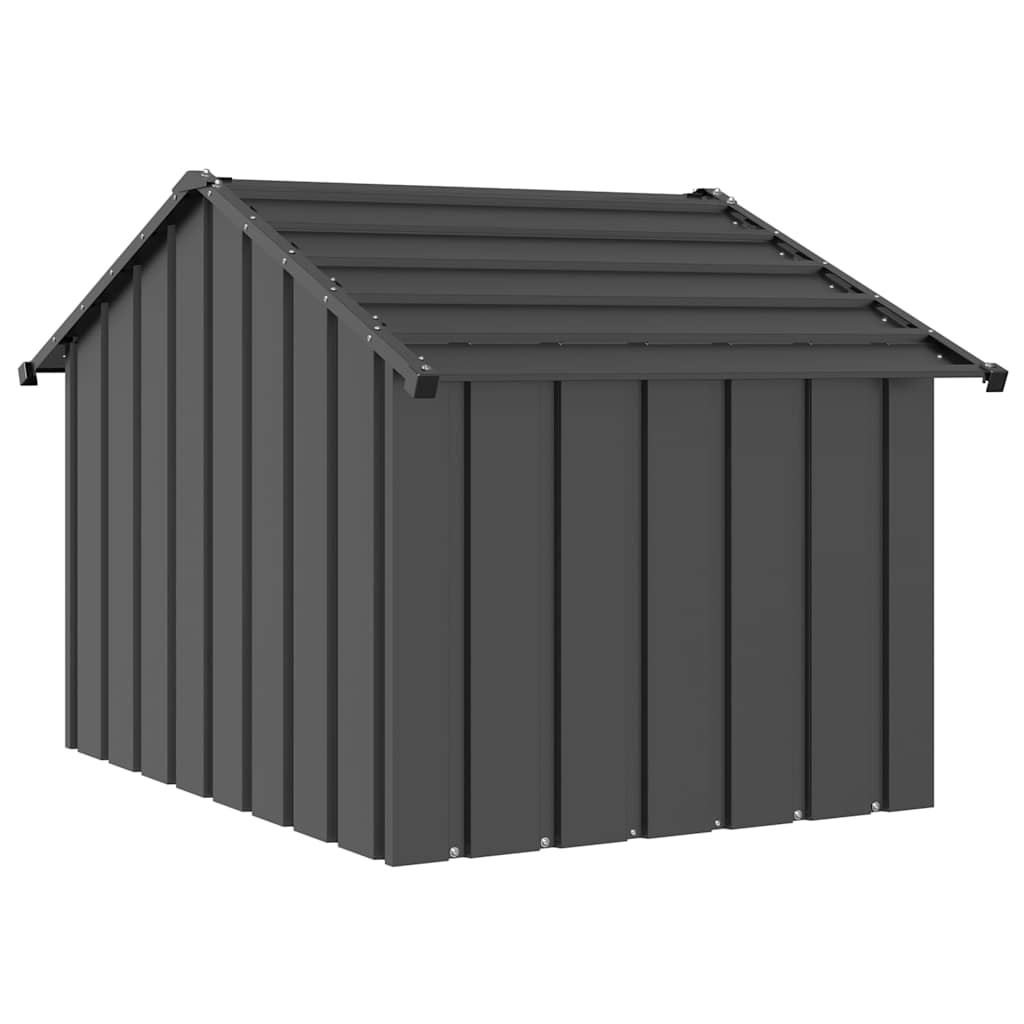 vidaXL Buda dla psa z dachem, 83x130x85 cm, stal galwanizowana