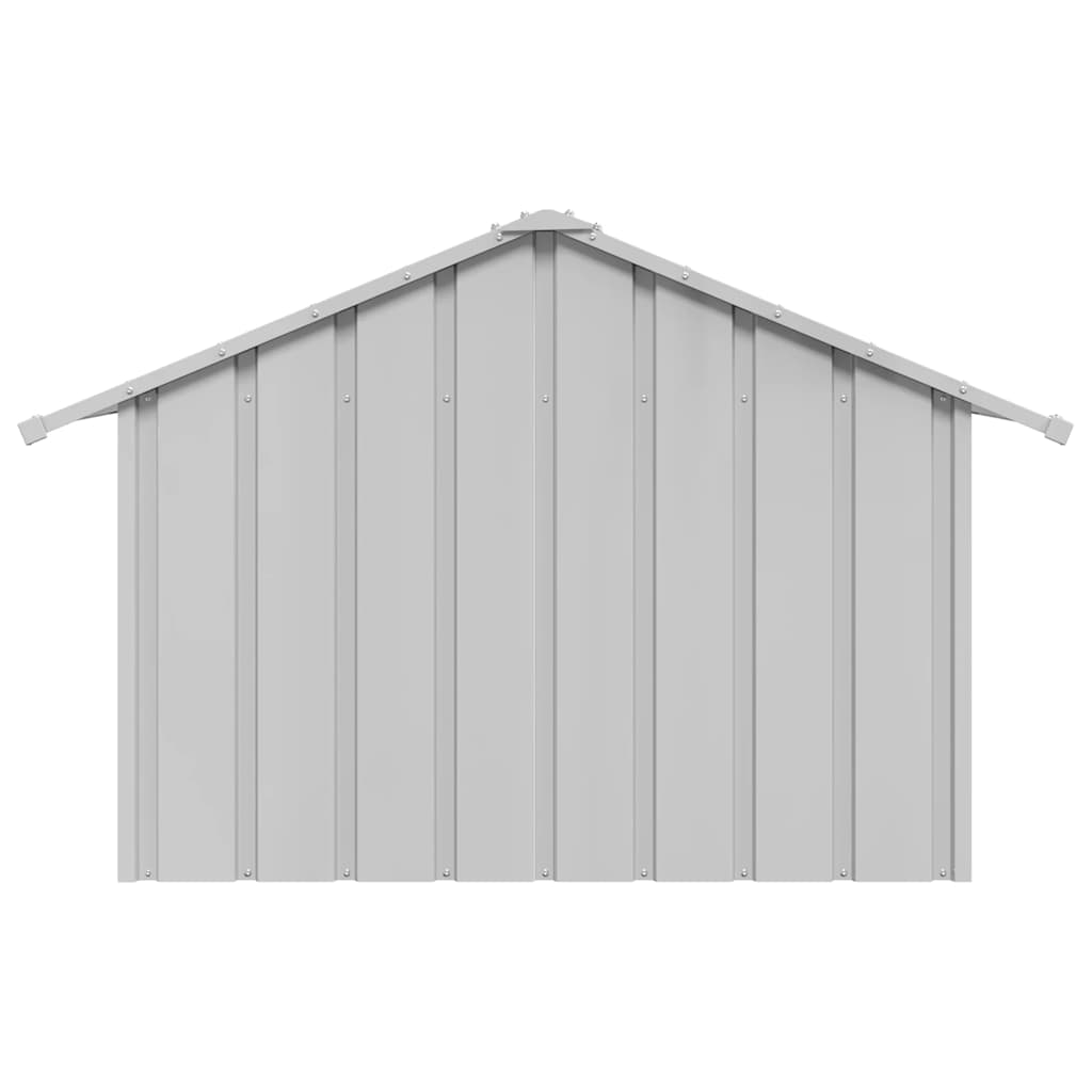 vidaXL Buda dla psa z dachem, 83x130x85 cm, stal galwanizowana