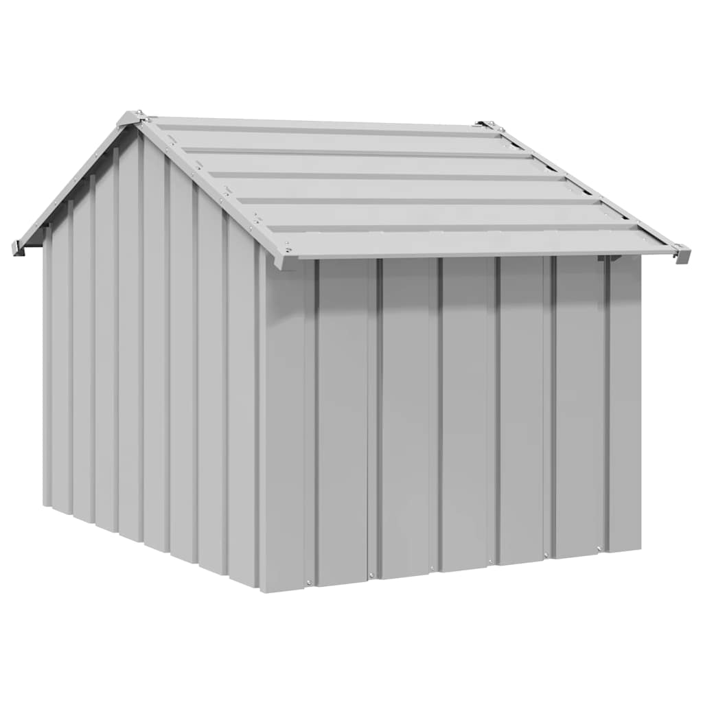 vidaXL Buda dla psa z dachem, 83x130x85 cm, stal galwanizowana