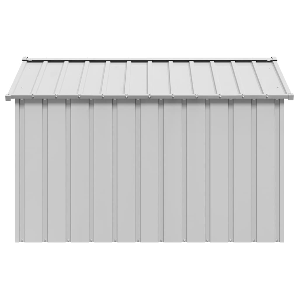 vidaXL Buda dla psa z dachem, 113x153x101 cm, stal galwanizowana