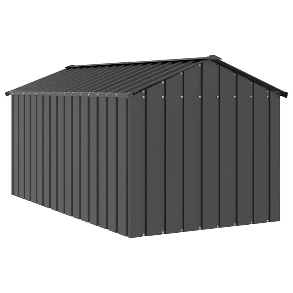 vidaXL Buda dla psa z dachem, 114x202x101 cm, stal galwanizowana