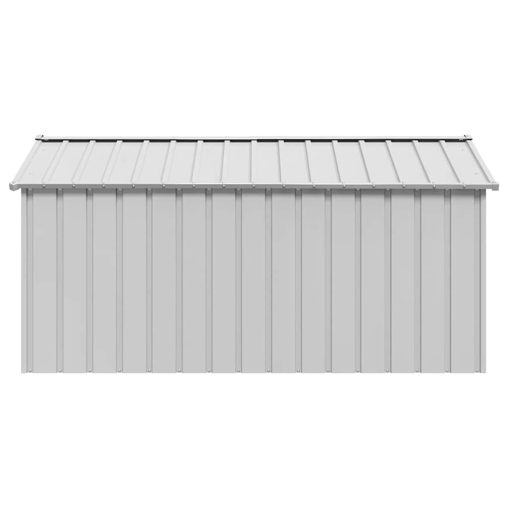 vidaXL Buda dla psa z dachem, 114x202x101 cm, stal galwanizowana