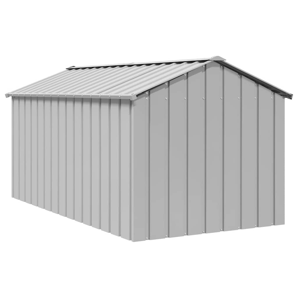 vidaXL Buda dla psa z dachem, 114x202x101 cm, stal galwanizowana