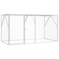 vidaXL Klatka dla ptaków z przechowywaniem Antracyt 208 x 102 x 108 cm