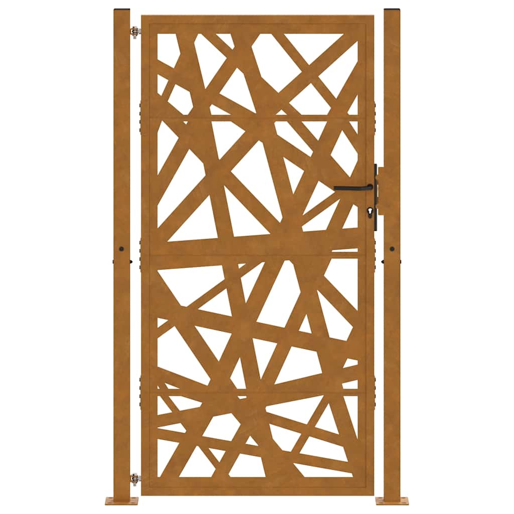 vidaXL Brama ogrodowa 100x175 cm Stal nierdzewna Lekka konstrukcja