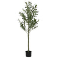 vidaXL Sztuczne drzewo oliwne 450 liści 120 cm zielone