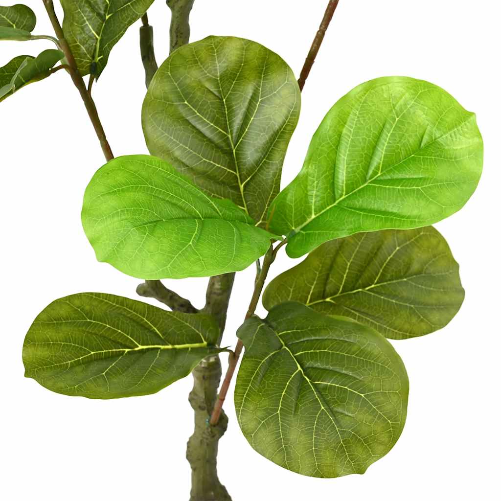 vidaXL Sztuczne drzewo Ficus 30 liści 125 cm zielone