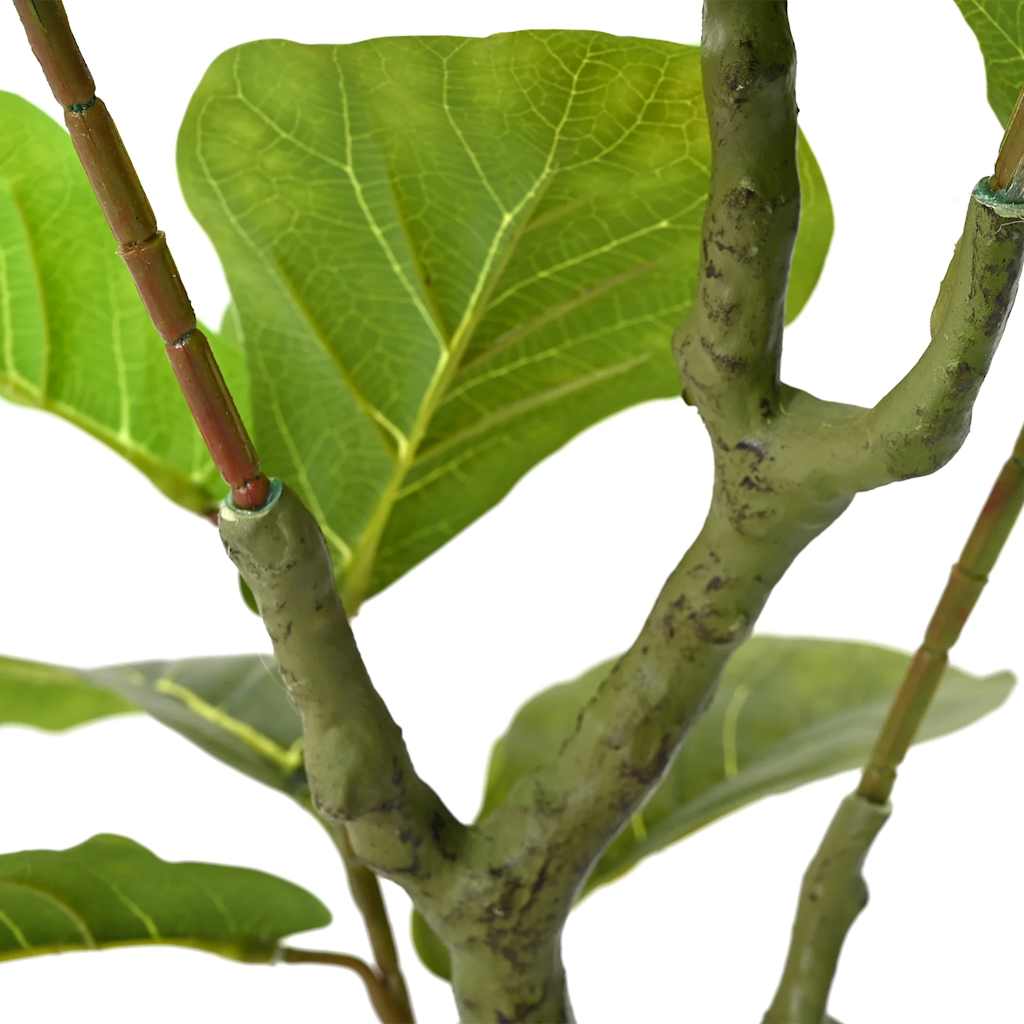 vidaXL Sztuczne drzewo Ficus 30 liści 125 cm zielone
